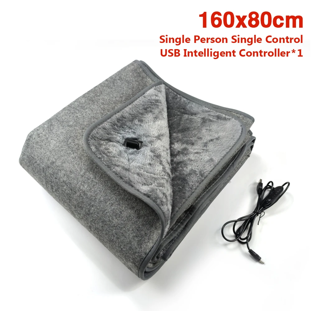 Adjustable USB Electric Heated Blanket