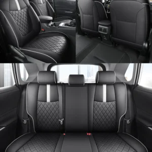 PU Leather Car Seat Covers Full Set for TOYOTA RAV4