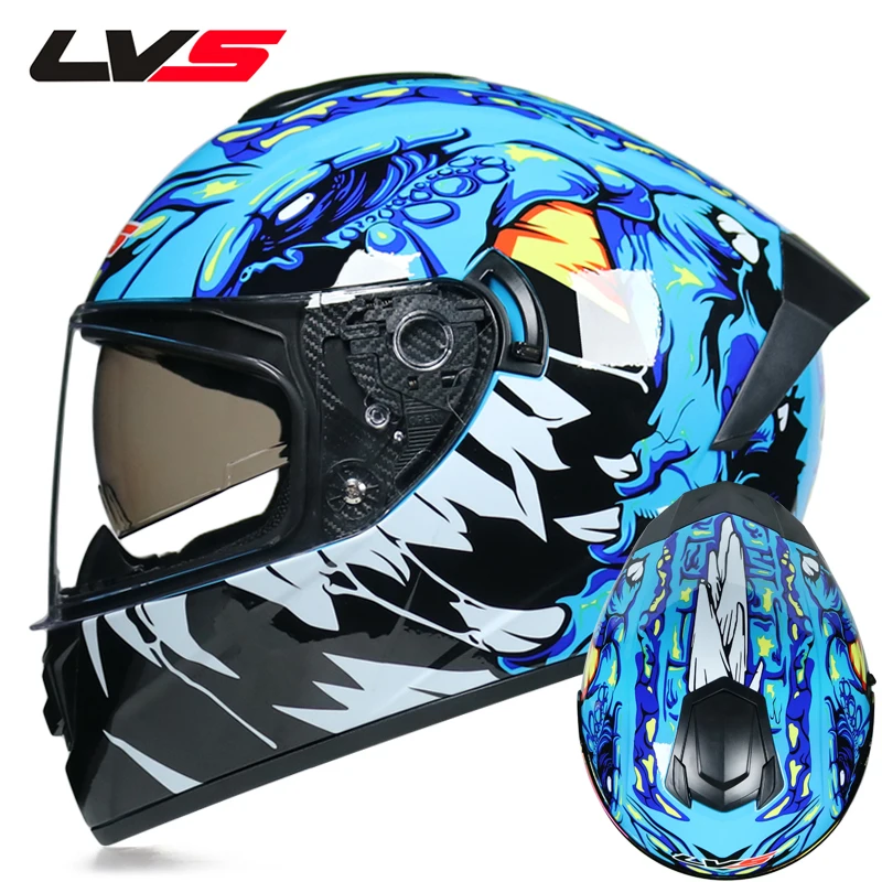 Elite Full Face Racing Motorcycle Helmet - Image 4