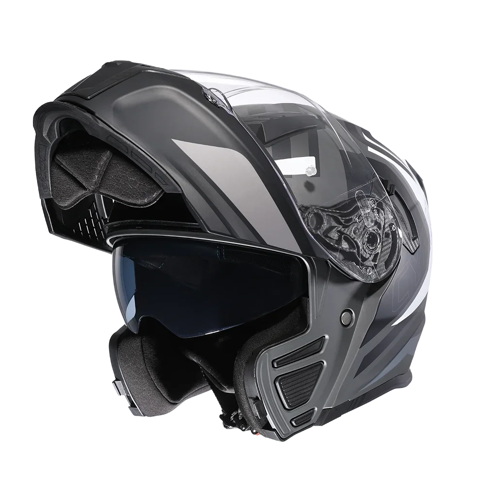Cyril Modular Flip Up Motorcycle Helmet - Image 7
