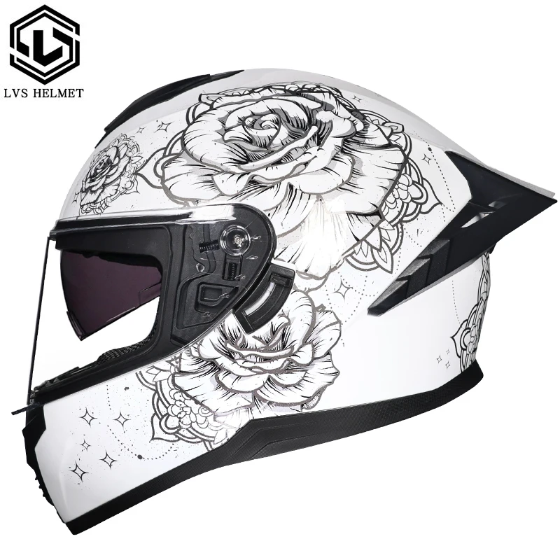 Elite Full Face Racing Motorcycle Helmet - Image 3