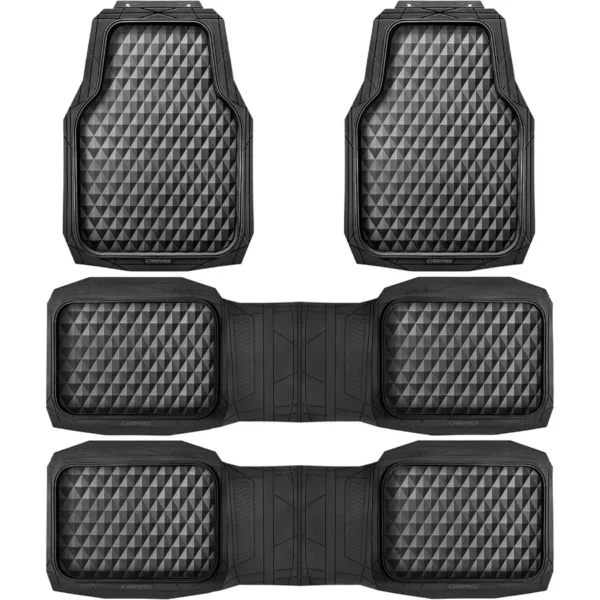3 Row Deep Dish Heavy Duty Rubber Car Mats