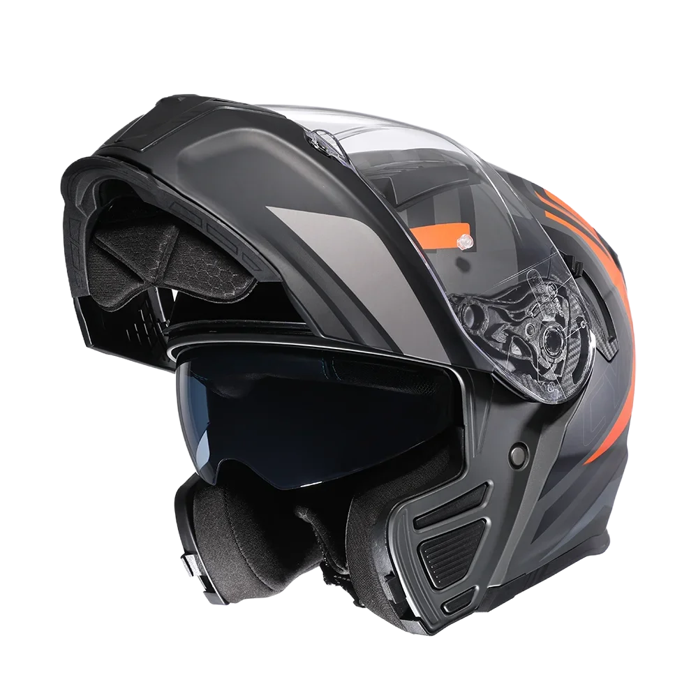 Cyril Modular Flip Up Motorcycle Helmet - Image 10