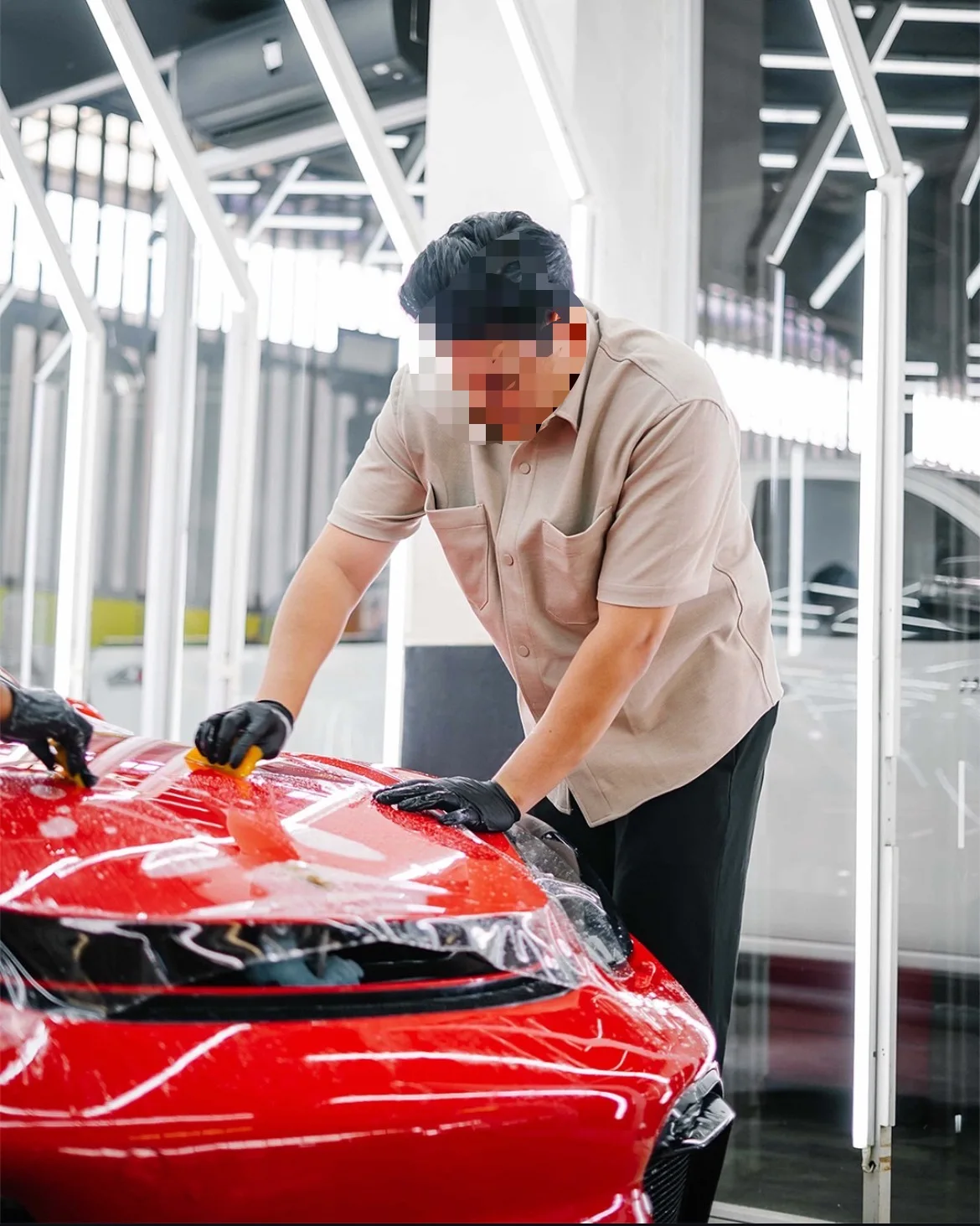 Glossy Car Paint Protection Film (PPF) - Image 5