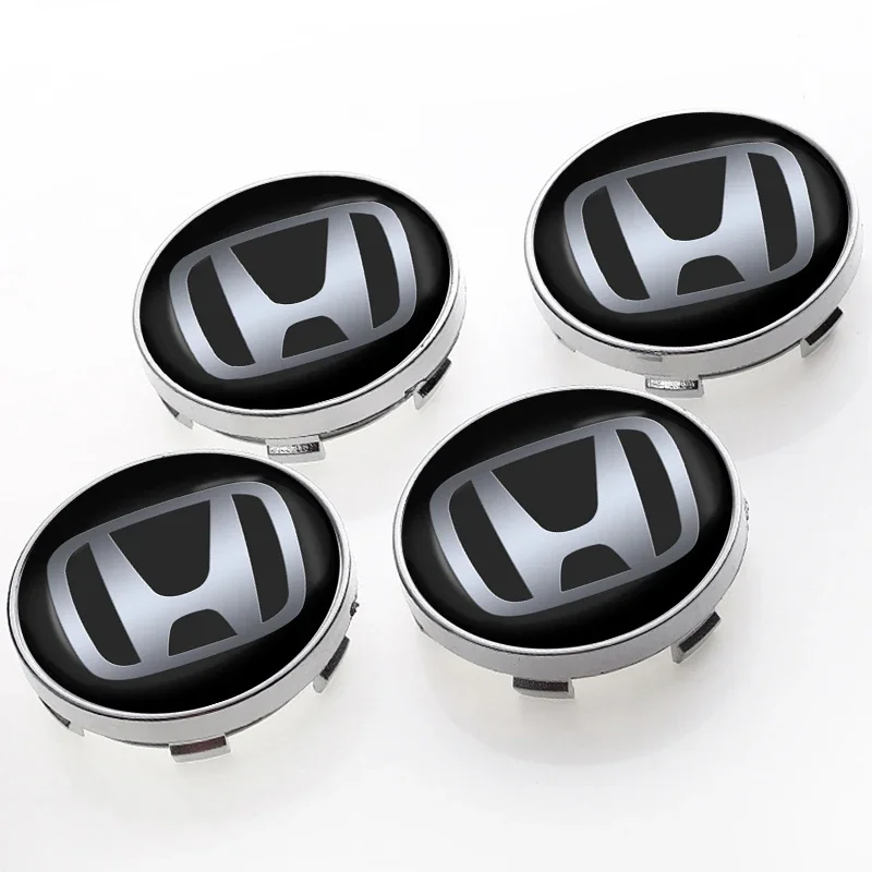 4PCS 60mm Honda Wheel Center Hub Caps - Image 3