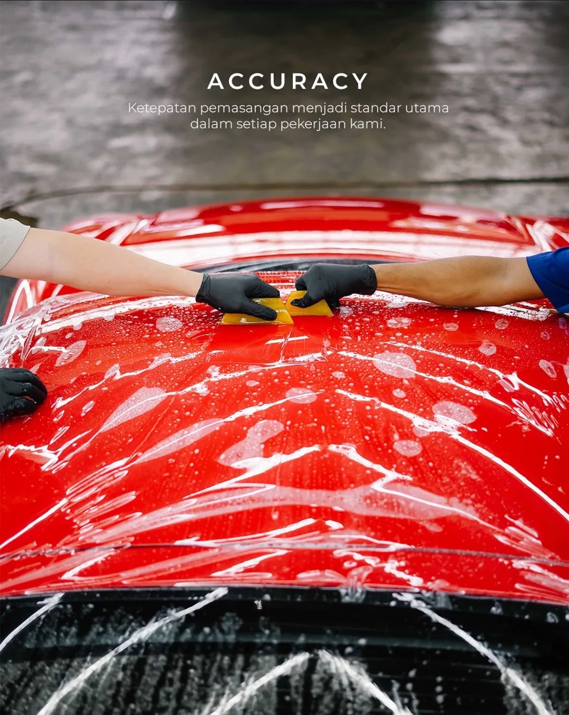 Glossy Car Paint Protection Film (PPF) - Image 3