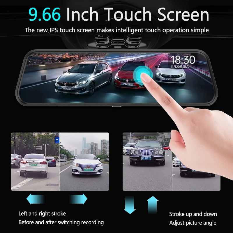 10-inch Mirror Dash Cam