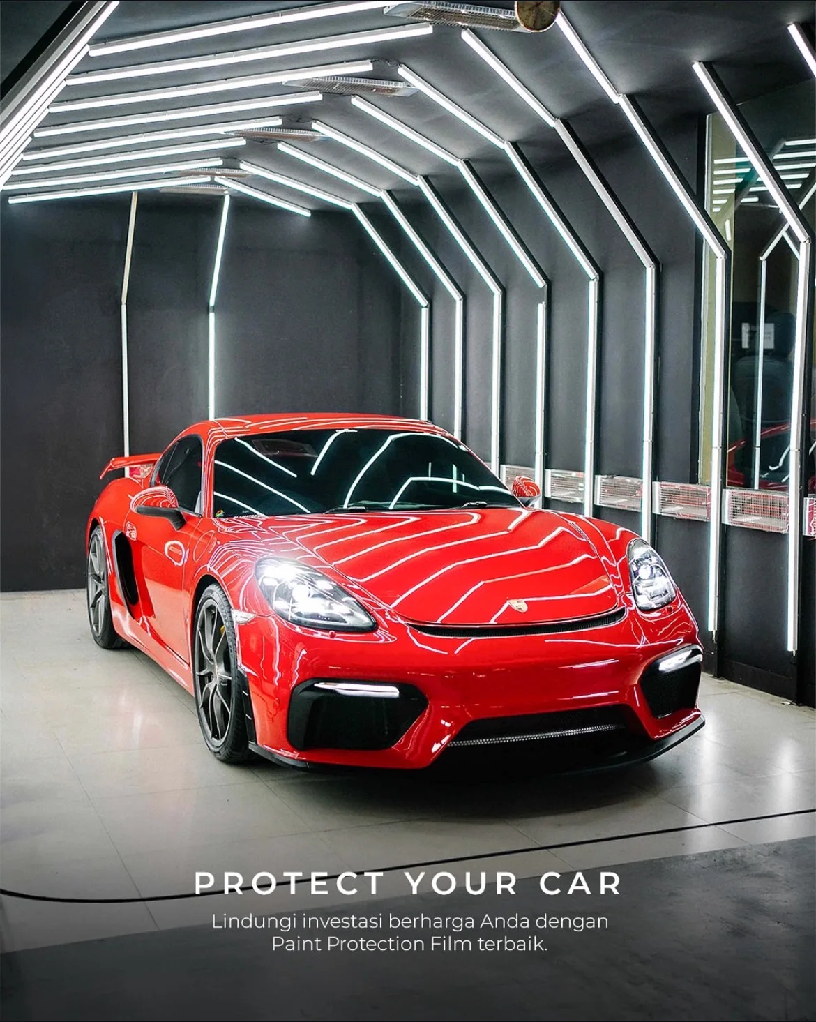 Glossy Car Paint Protection Film (PPF) - Image 4