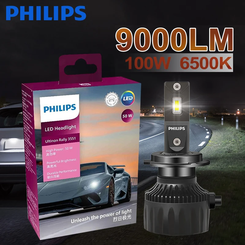 Philips Ultinon Rally 3551 LED Headlight Bulbs
