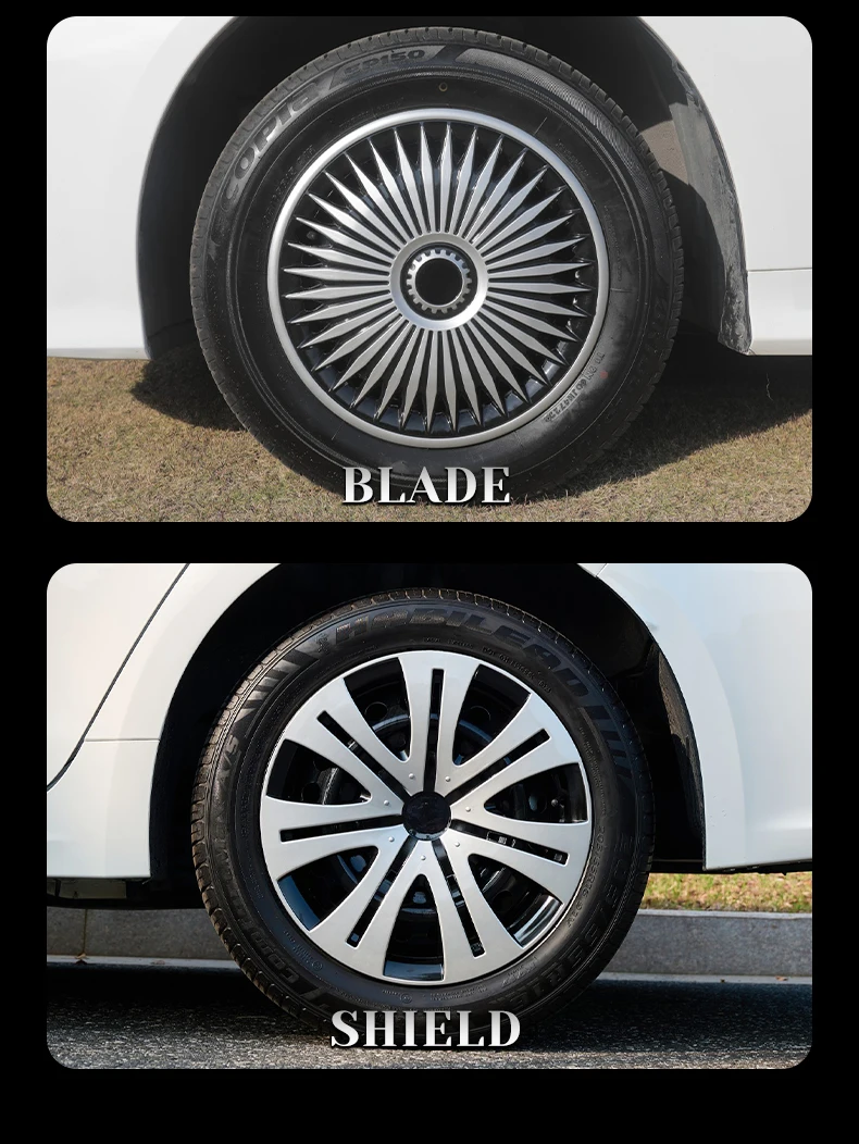 4PCS 16-Inch Universal Hubcaps for Steel Wheels - Image 9