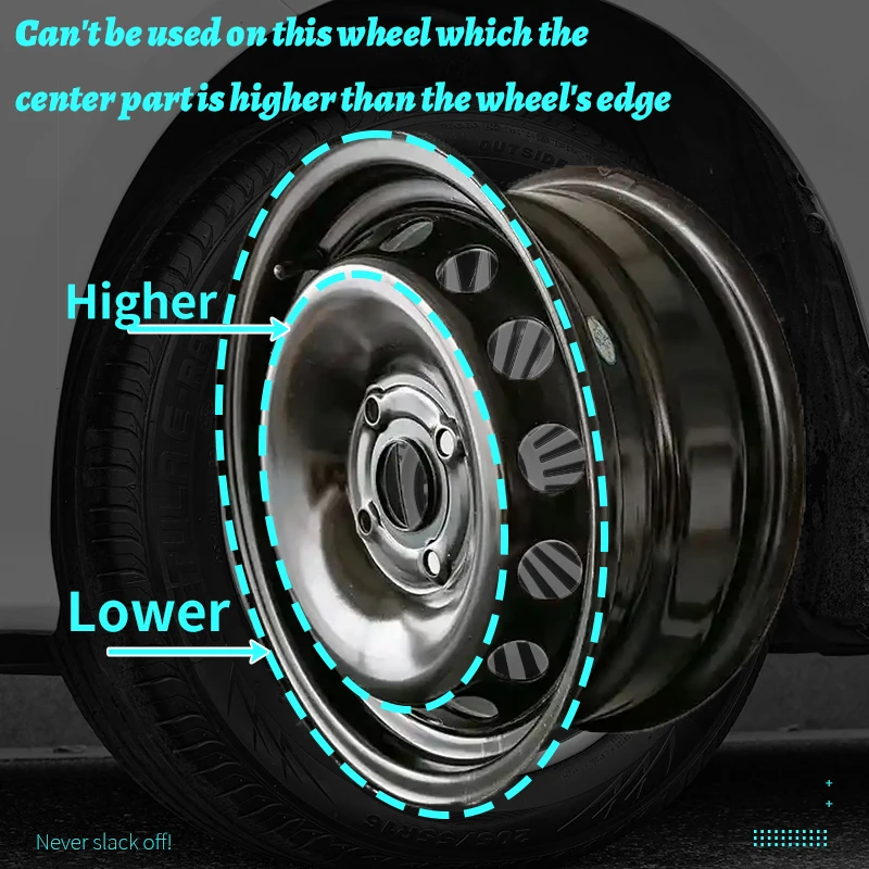 4PCS 16-Inch Universal Hubcaps for Steel Wheels - Image 6