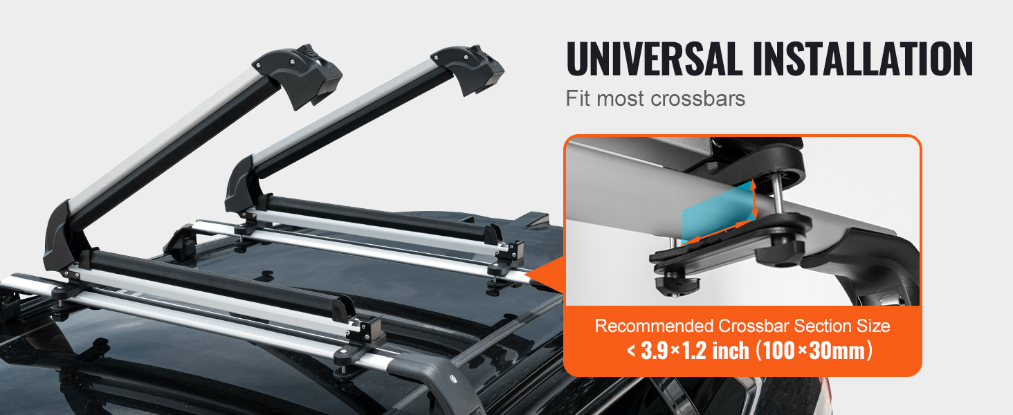 Universal Ski Roof Rack