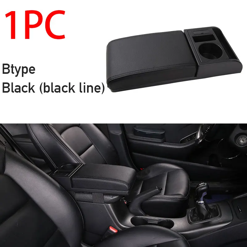 Universal Car Armrest Box Pad with Dual USB Ports - Image 4