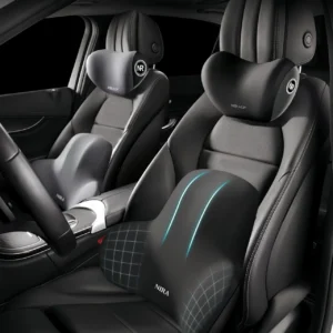 Ergonomic Car Memory Foam Lumbar Support & Neck Cushion