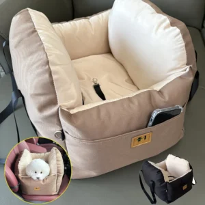 Premium Dog Car Seat with Safety Belt