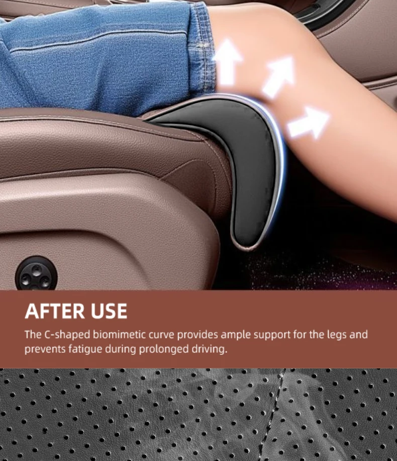 Premium Memory Foam Car Seat Leg Extender - Image 3