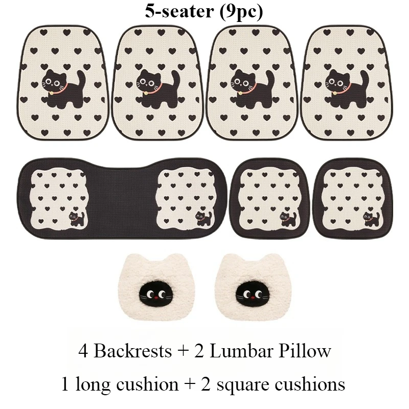 Cute Kitten Mesh Car Seat Cushion - Image 6