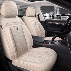 Universal Linen Car Seat Covers for Sedans & SUVs