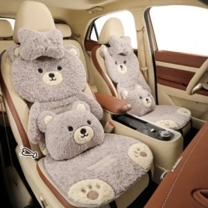 Warm Plush Car Seat Cushion