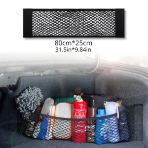Universal Car Trunk Storage Net with Fire Extinguisher Holder