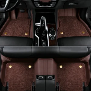 Premium Custom Fit Car Floor Mats Full Set for 3-Row Vehicles