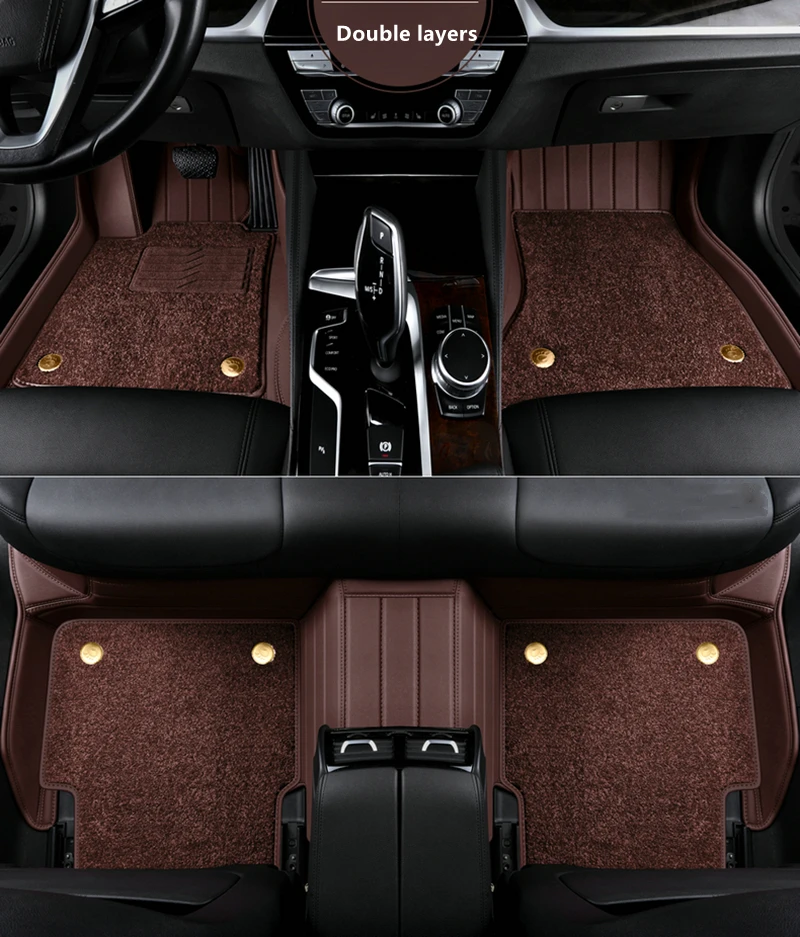 Premium Custom Fit Car Floor Mats Full Set for 3-Row Vehicles