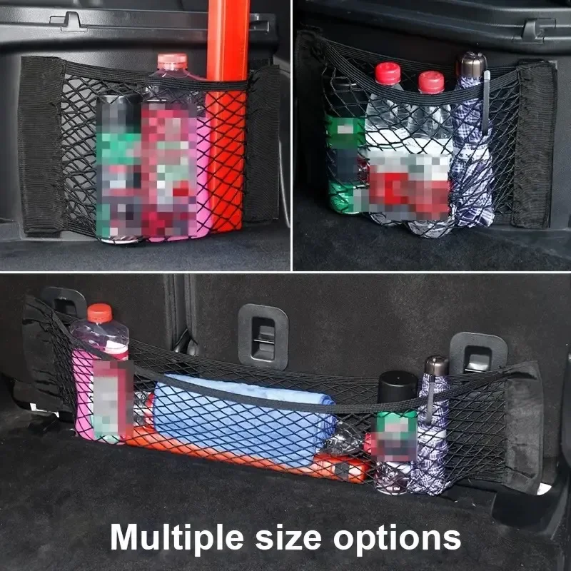 Universal Car Trunk Storage Net with Fire Extinguisher Holder - Image 7