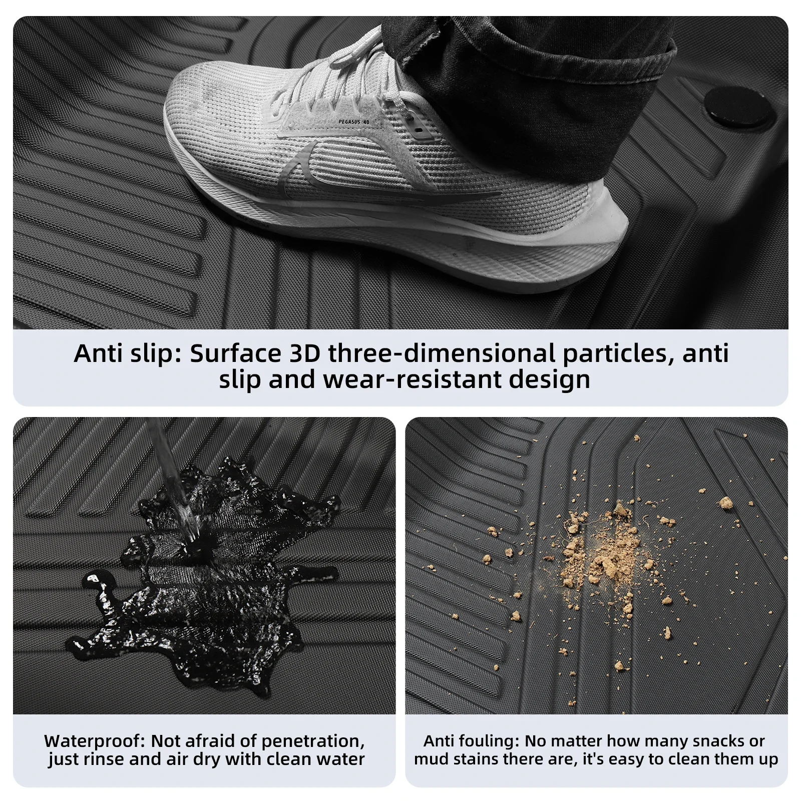 Premium TPE Truck Bed Mat & 3D Floor Liner for Jeep Gladiator JT Pickup - Image 4