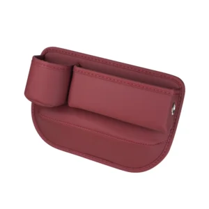 Premium PU Leather Car Seat Gap Filler Organizer