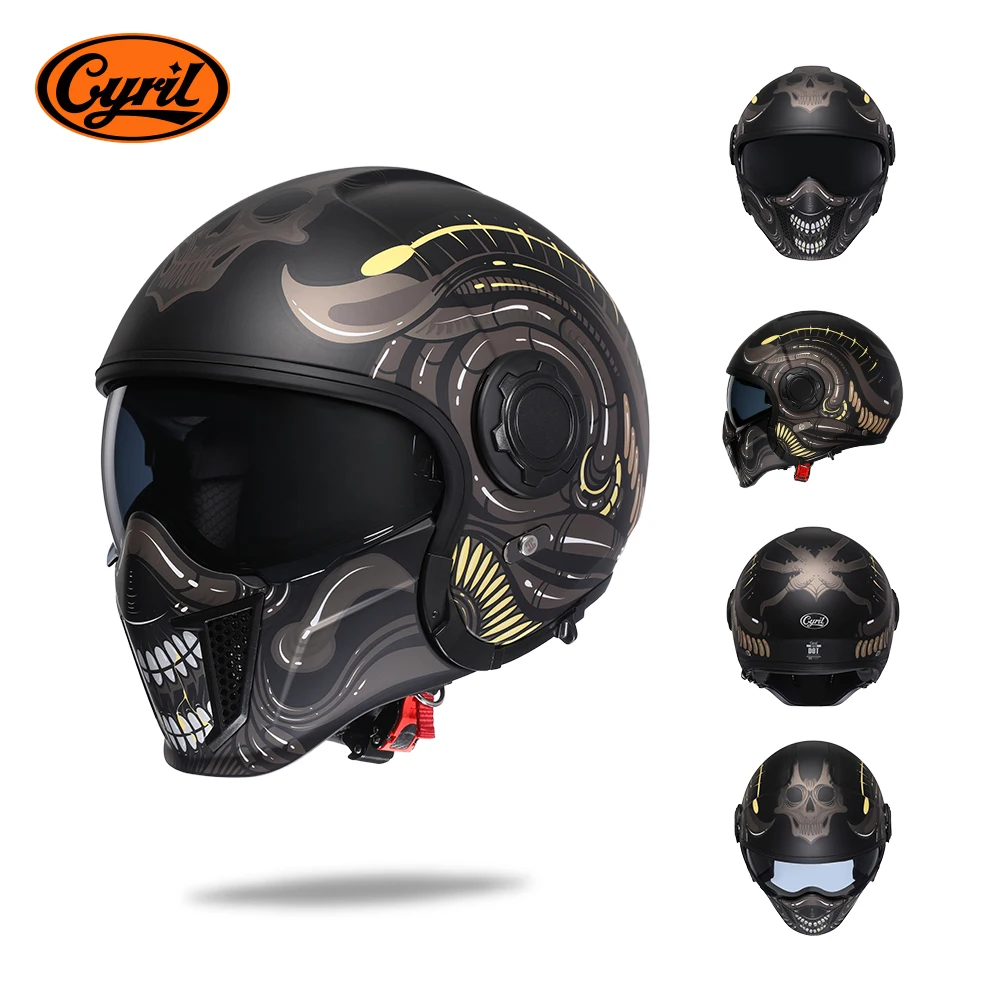 CYRIL Open Face Helmet | Best Modular Helmet for Riders - Image 5