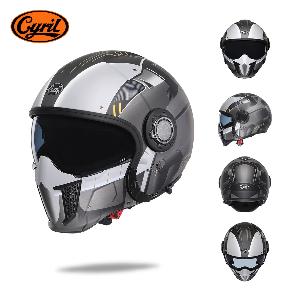 CYRIL Open Face Helmet | Best Modular Helmet for Riders - Image 9