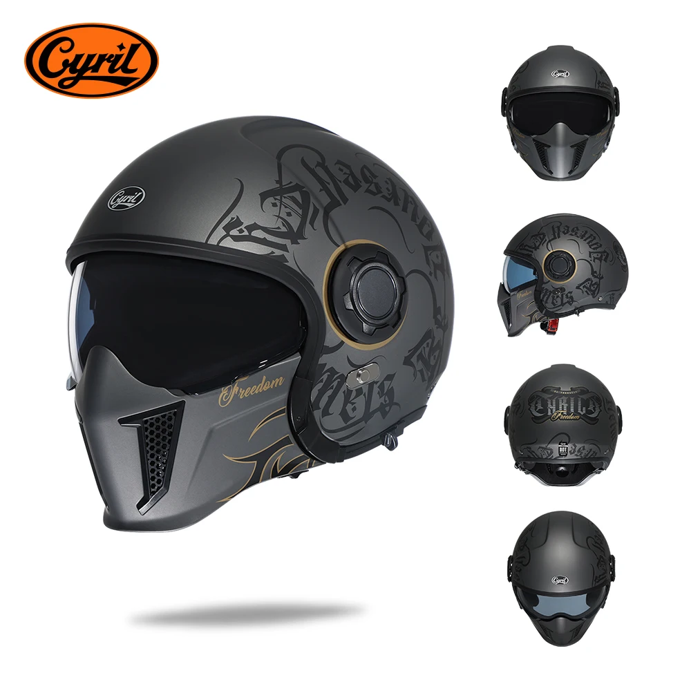 CYRIL Open Face Helmet | Best Modular Helmet for Riders - Image 7