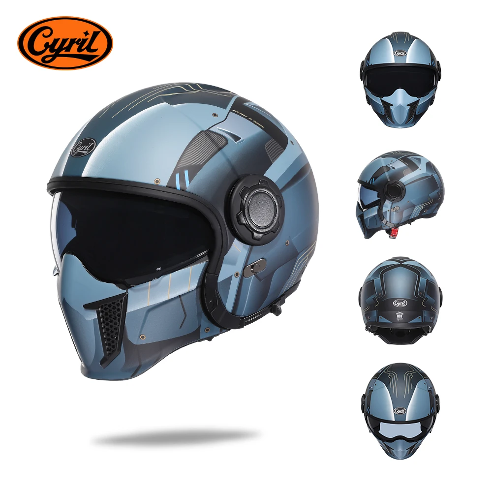 CYRIL Open Face Helmet | Best Modular Helmet for Riders - Image 10