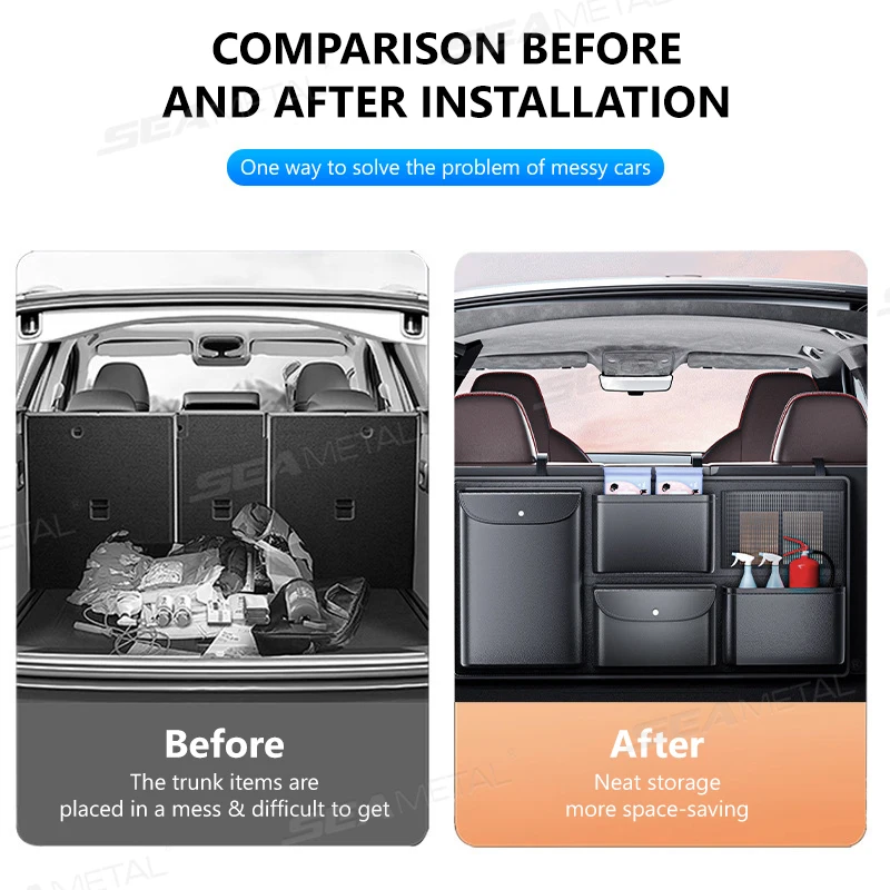 car trunk hanging storage bag