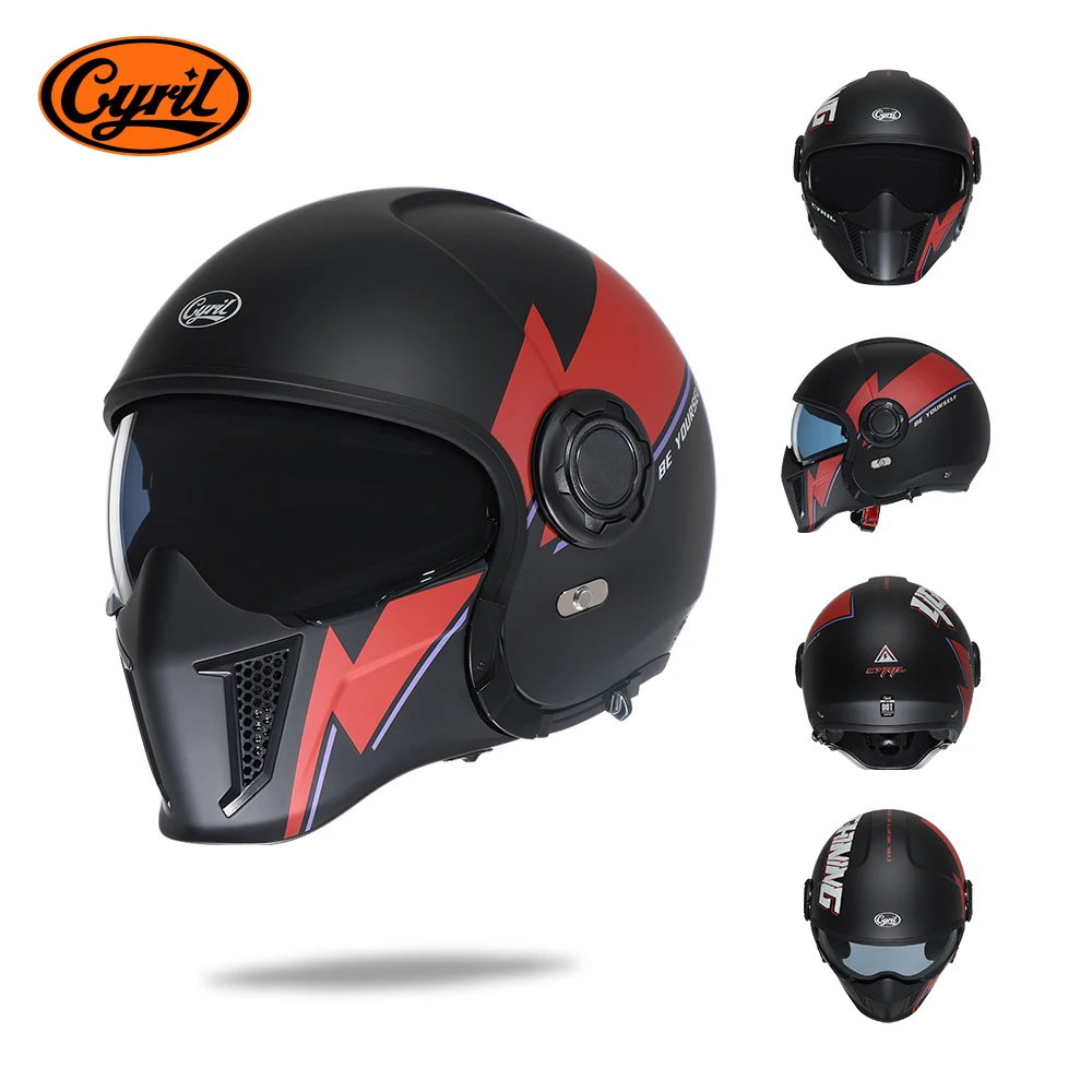 CYRIL Open Face Helmet | Best Modular Helmet for Riders - Image 6