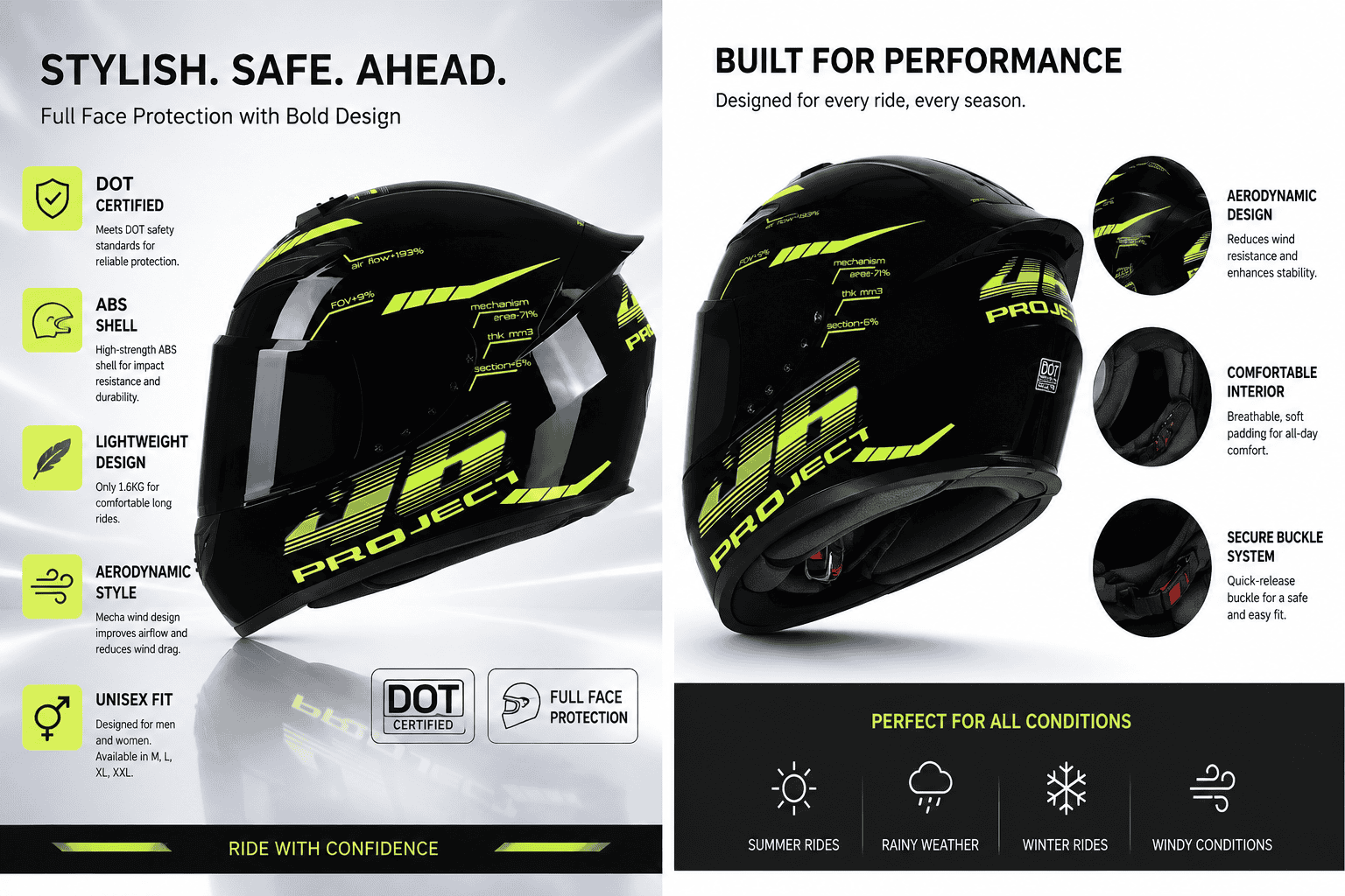 DOT full face motorcycle helmet DOT full face motorcycle helmet