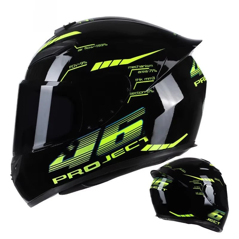 DOT Full Face Motorcycle Helmet | Unisex Riding Gear - Image 2