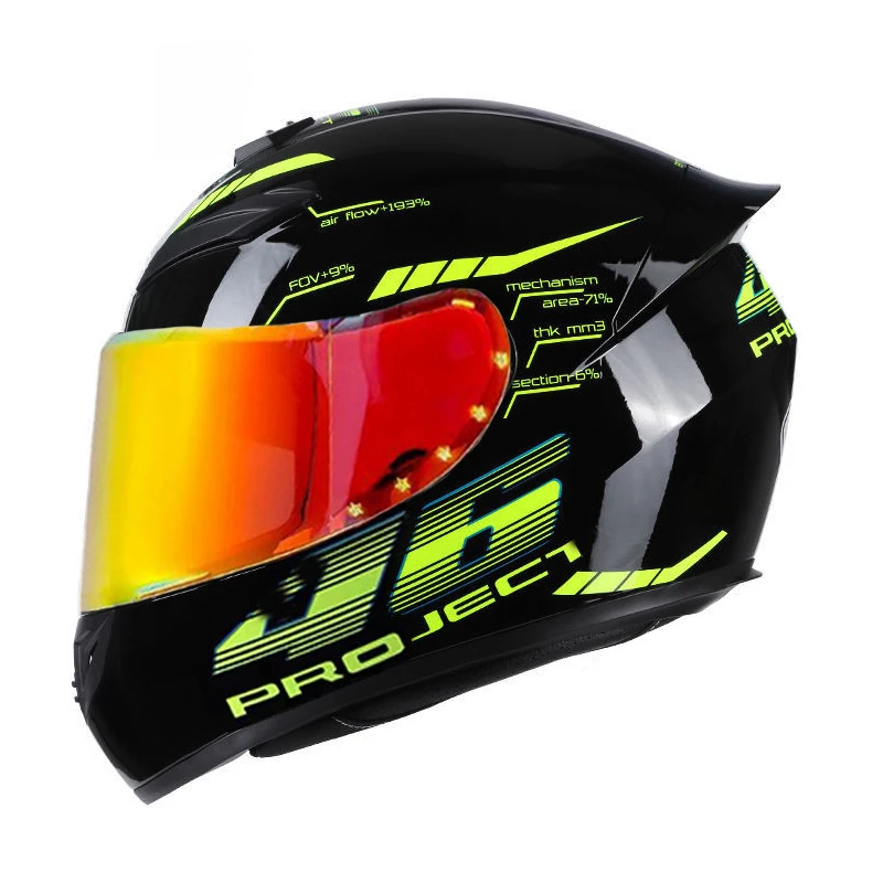 DOT Full Face Motorcycle Helmet | Unisex Riding Gear - Image 3